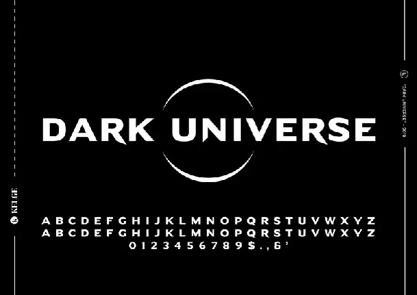 Dark Universe Free font