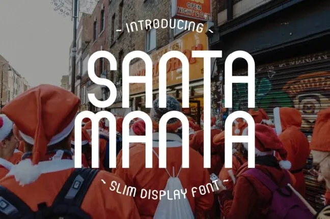 Santa Manta font