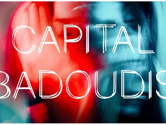 Capital Badoudis font