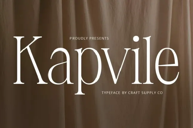 Kapvile font