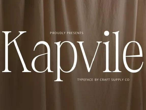 Kapvile font