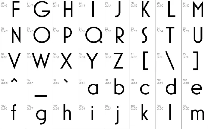 Mostra Nuova font