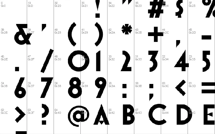 Mostra Nuova font