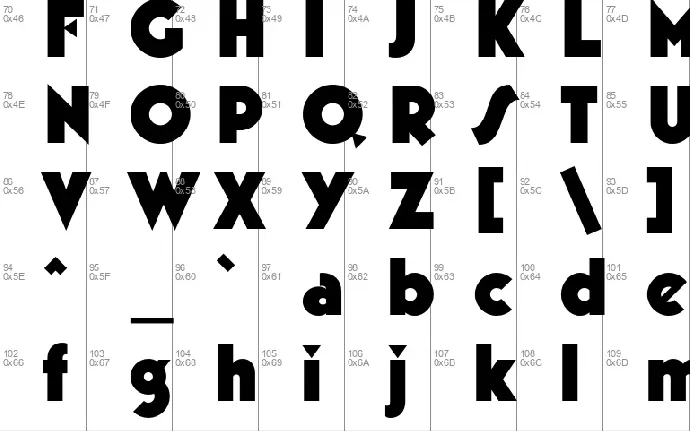 Mostra Nuova font