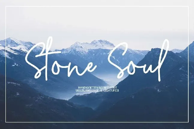 Stone Soul Handwritten font