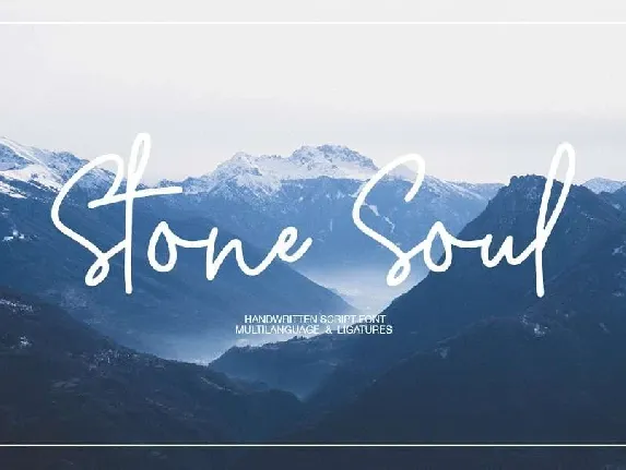 Stone Soul Handwritten font