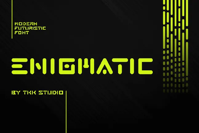 Enigmatic DEMO font