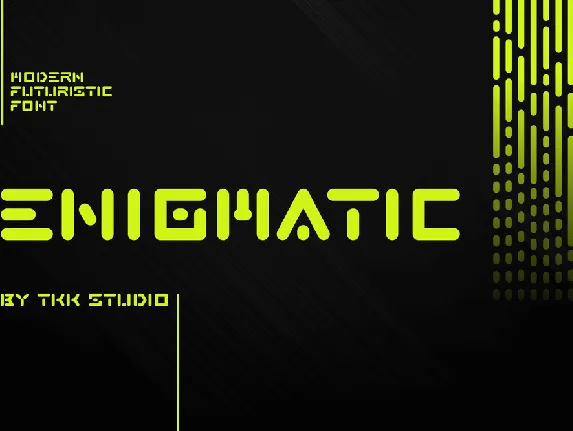 Enigmatic DEMO font