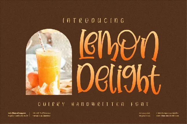 Lemon Delight font