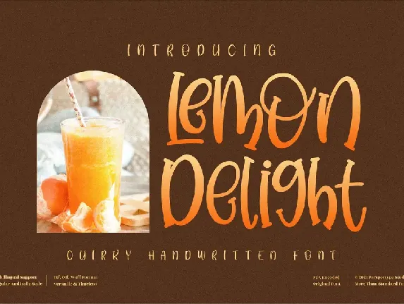 Lemon Delight font