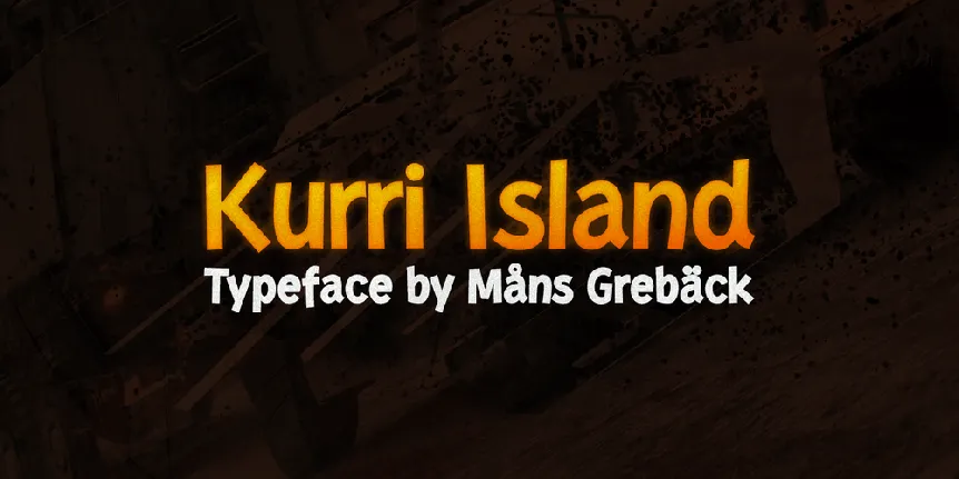 Kurri Island PERSONAL font