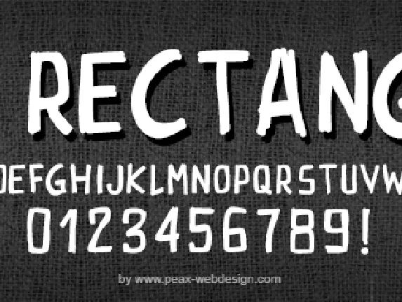 PWRectangle font