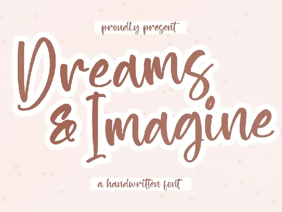 Dreams Imagine font