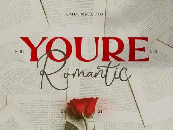 Youre Romantic Duo font