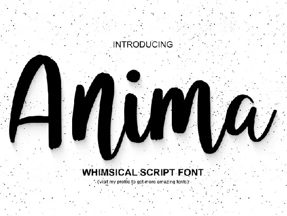 Anima font