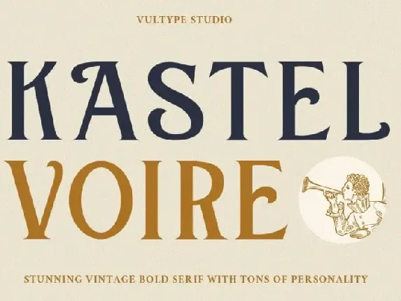 Kastel Voire Serif font