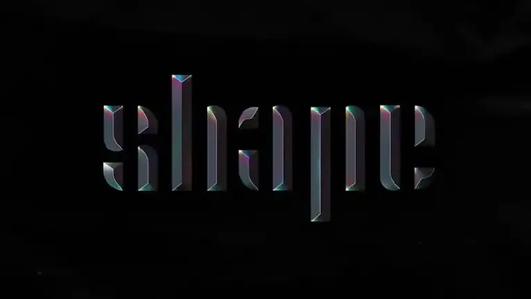 Shape Display font