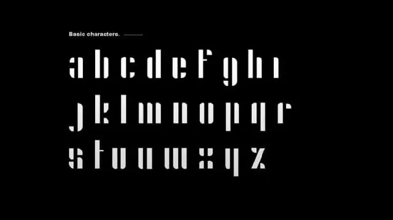 Shape Display font