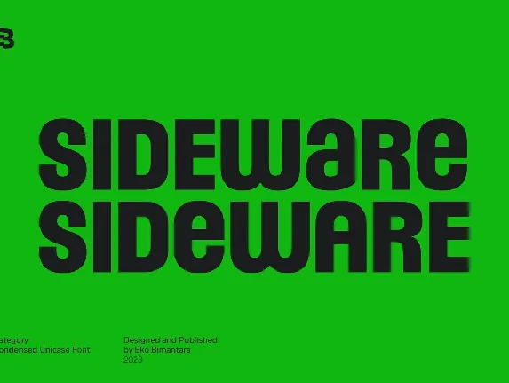 Sideware font