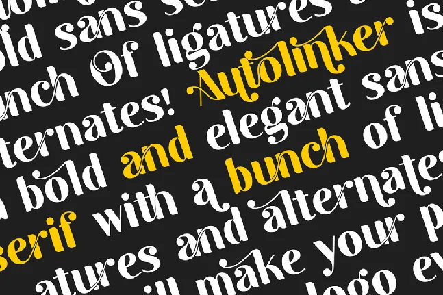 Autolinker font