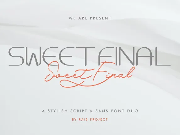 Sweet Final Demo font