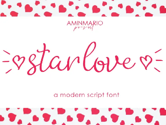 (star love) font