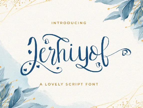 Jerhiyof font