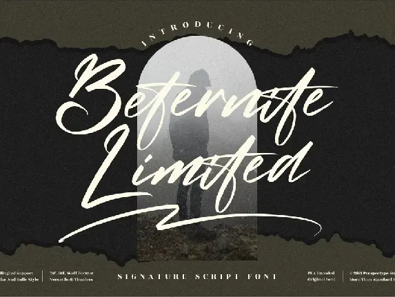 Beternite Limited font