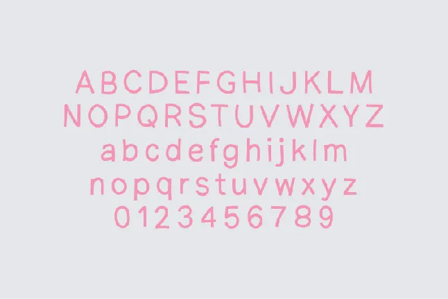 Creating Minimalist font