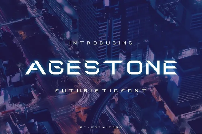 Agestoned font