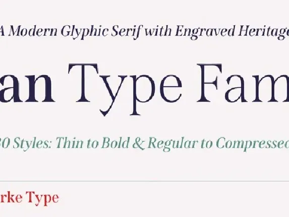 Span Family font