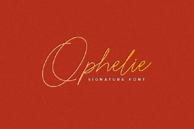 Ophelie font