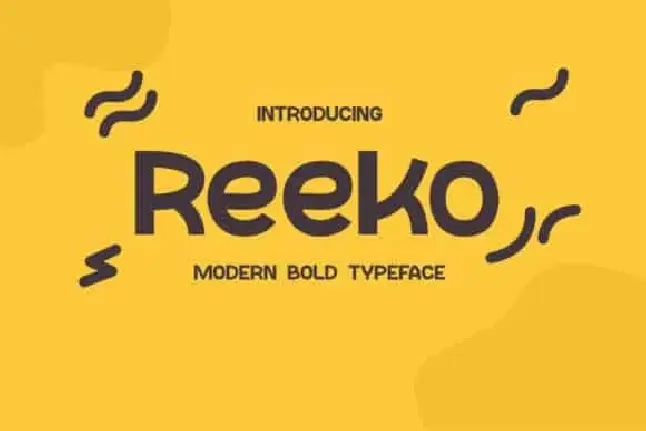 Reeko Sans Serif font