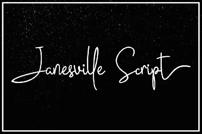 Janesville Script Free Download font