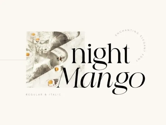 Night Mango font