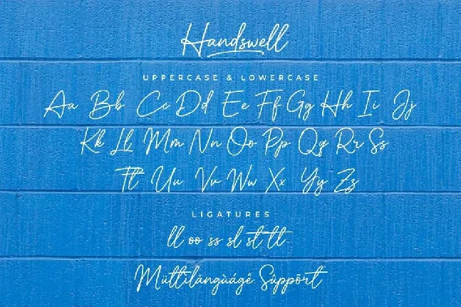 Handswell font