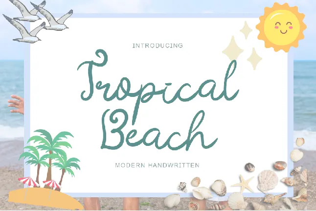 Tropical Beach font