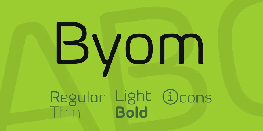 Byom font