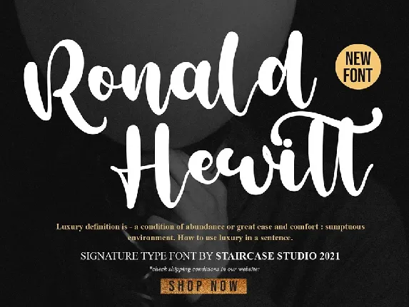 Ronald Hewitt font