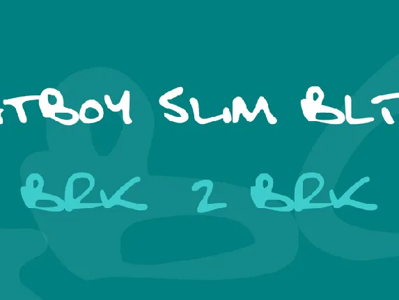 Fatboy Slim BLTC font