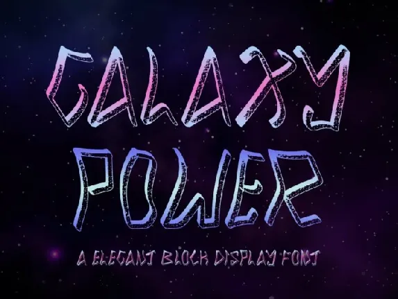 Galaxy Power font