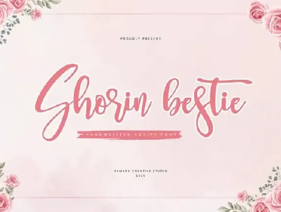 Shorin Bestie Calligraphy font