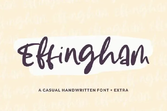 Effingham Script font