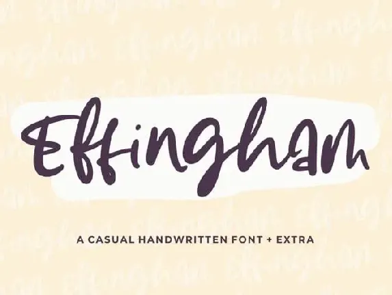 Effingham Script font