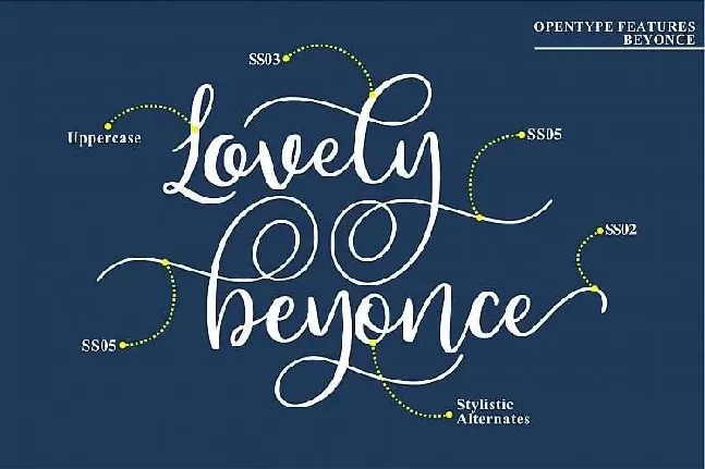 Beyonce Free font