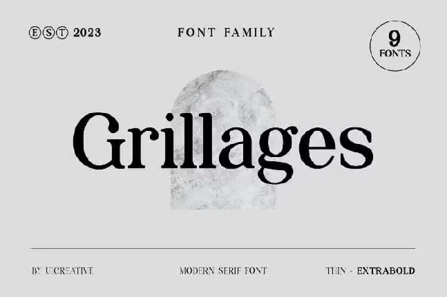 Grillages font