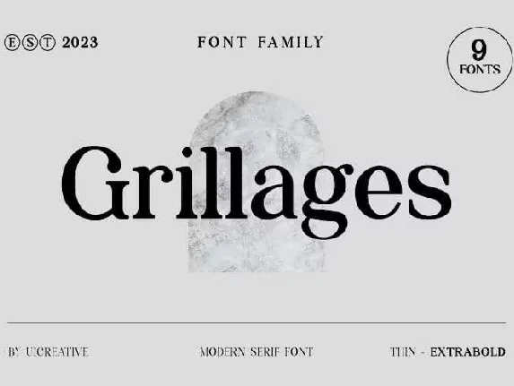 Grillages font