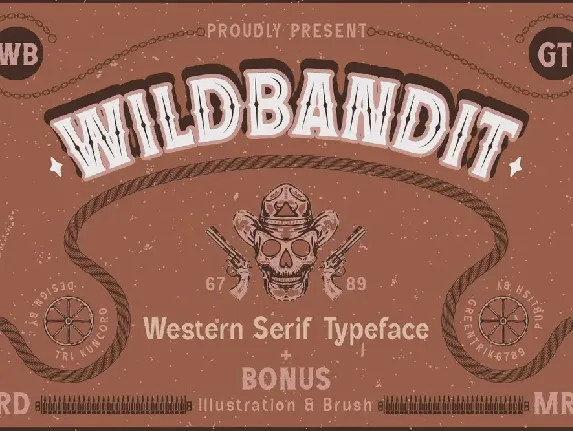 Wild Bandit font