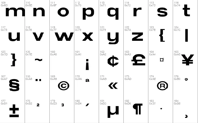 NCS Radhiumz font