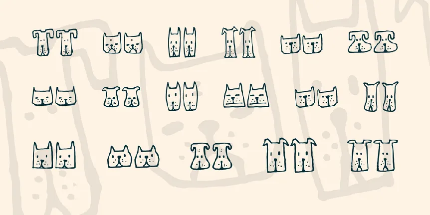 Cats and Dogs font